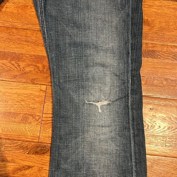 7 For All Mankind 7FAM Women's 31 Flynt Blue Bootcut Jeans Made in USA - Picture 16 of 16